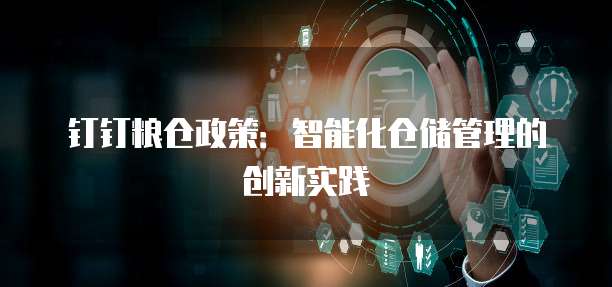钉钉粮仓政策:智能化仓储管理的创新实践