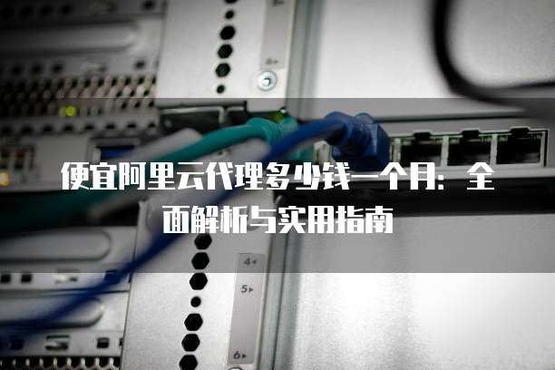 便宜阿里云代理多少钱一个月:全面解析与实用指南