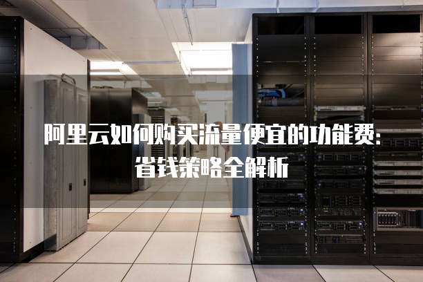 阿里云如何购买流量便宜的功能费:省钱策略全解析
