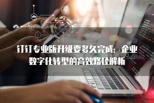 钉钉专业版升级要多久完成:企业数字化转型的高效路径解析