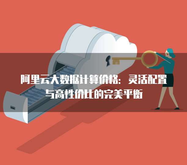 阿里云大数据计算价格:灵活配置与高性价比的完美平衡