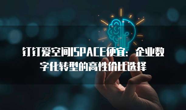 钉钉爱空间ISPACE便宜:企业数字化转型的高性价比选择