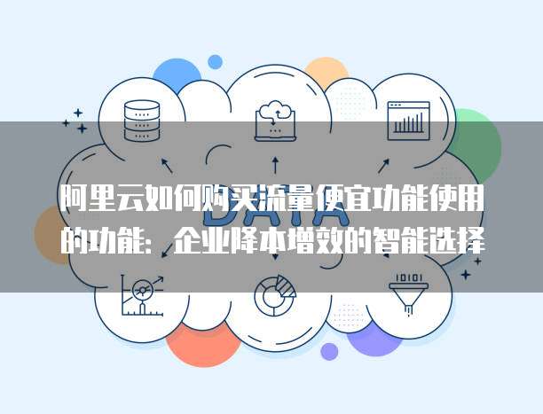 阿里云如何购买流量便宜功能使用的功能:企业降本增效的智能选择