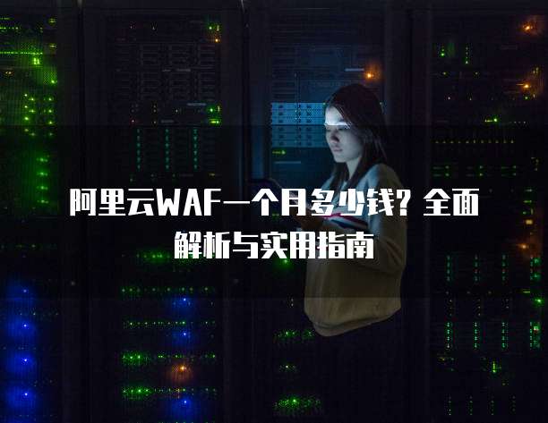 阿里云WAF一个月多少钱?全面解析与实用指南