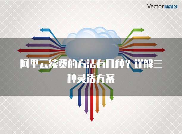 阿里云续费的方法有几种?详解三种灵活方案