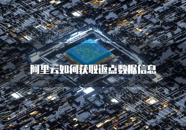 阿里云如何获取返点数据信息