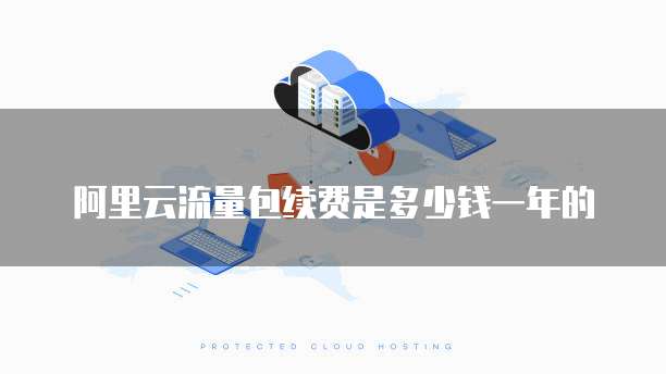 阿里云流量包续费是多少钱一年的