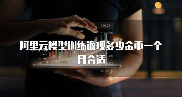 阿里云模型训练返现多少金币一个月合适
