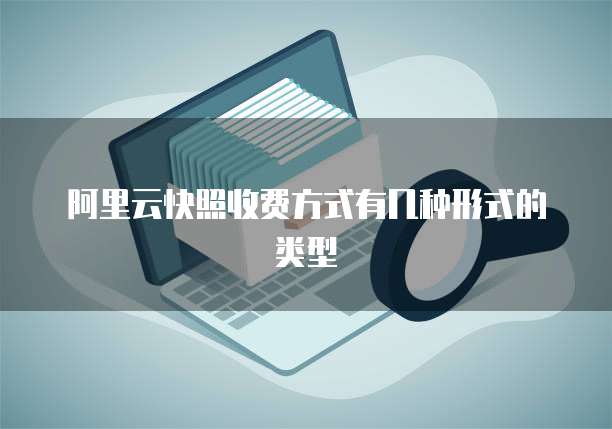 阿里云快照收费方式有几种形式的类型