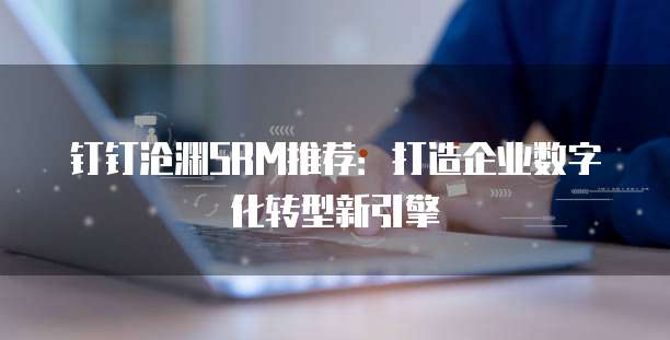 钉钉沧渊SRM推荐：打造企业数字化转型新引擎