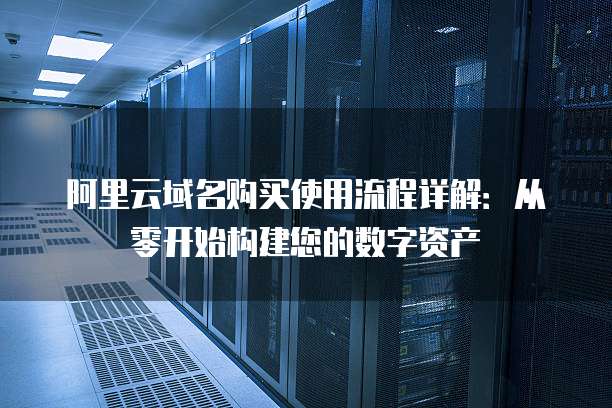 阿里云域名购买使用流程详解:从零开始构建您的数字资产