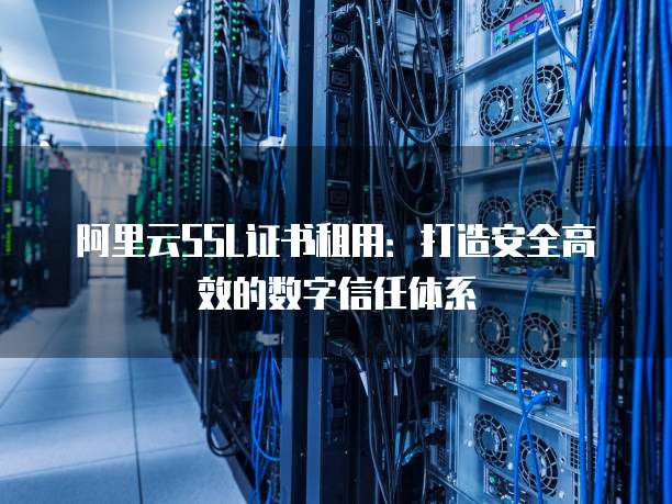 阿里云SSL证书租用:打造安全高效的数字信任体系