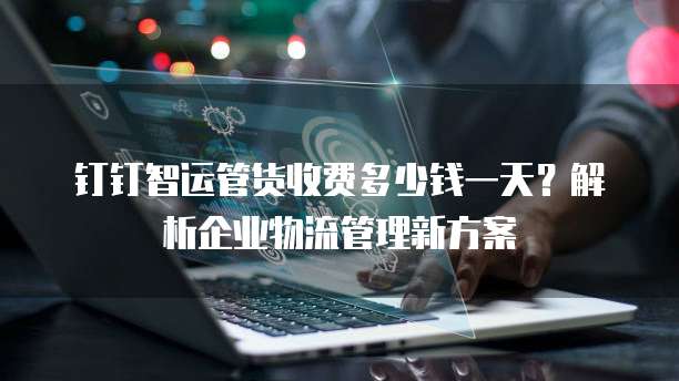 钉钉智运管货收费多少钱一天?解析企业物流管理新方案
