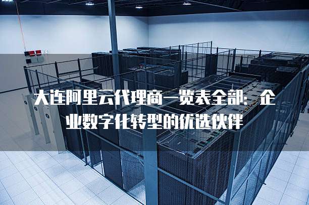 大连阿里云代理商一览表全部：企业数字化转型的优选伙伴