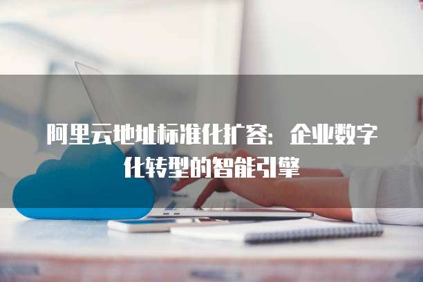阿里云地址标准化扩容:企业数字化转型的智能引擎