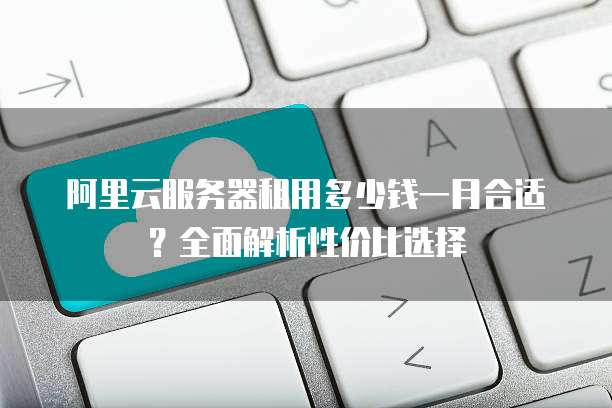 阿里云服务器租用多少钱一月合适?全面解析性价比选择