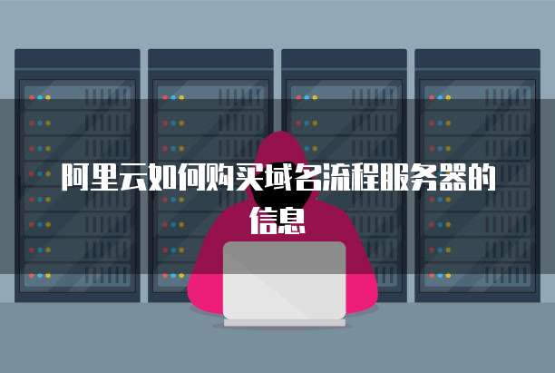 阿里云如何购买域名流程服务器的信息