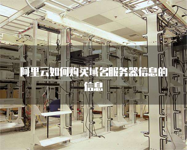 阿里云如何购买域名服务器信息的信息
