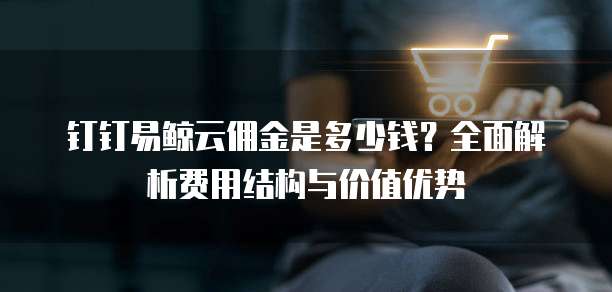 钉钉易鲸云佣金是多少钱?全面解析费用结构与价值优势