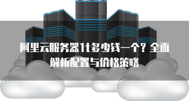 阿里云服务器1t多少钱一个?全面解析配置与价格策略