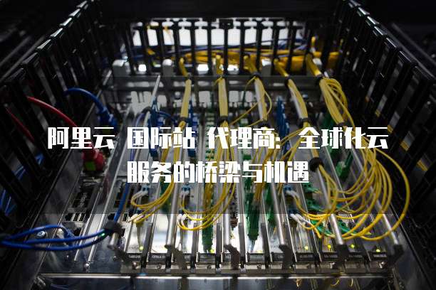 阿里云 国际站 代理商:全球化云服务的桥梁与机遇