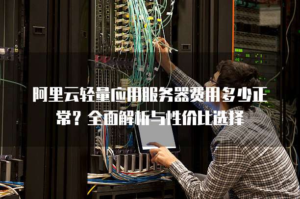 阿里云轻量应用服务器费用多少正常?全面解析与性价比选择