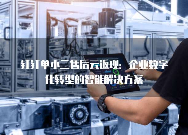 钉钉单小二售后云返现：企业数字化转型的智能解决方案