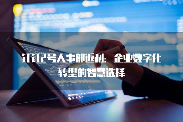 钉钉2号人事部返利：企业数字化转型的智慧选择