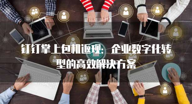 钉钉掌上包机返现：企业数字化转型的高效解决方案