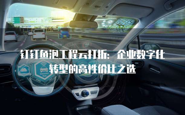 钉钉鱼泡工程云打折:企业数字化转型的高性价比之选