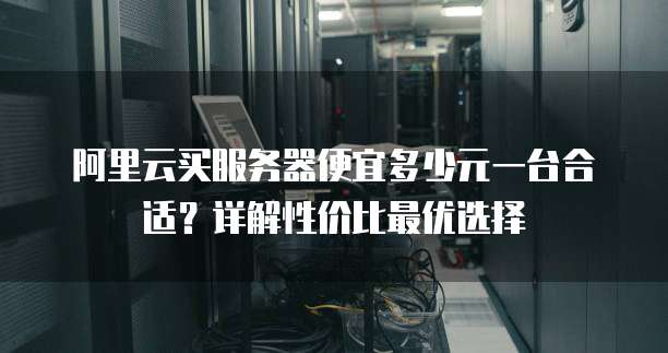 阿里云买服务器便宜多少元一台合适？详解性价比最优选择