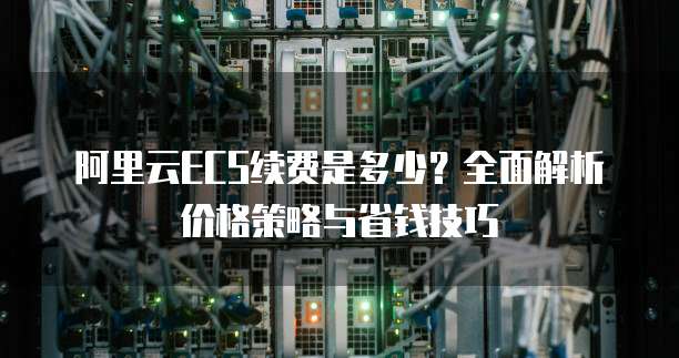 阿里云ECS续费是多少?全面解析价格策略与省钱技巧
