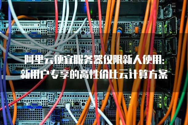 阿里云便宜服务器仅限新人使用:新用户专享的高性价比云计算方案