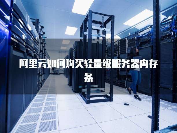 阿里云如何购买轻量级服务器内存条
