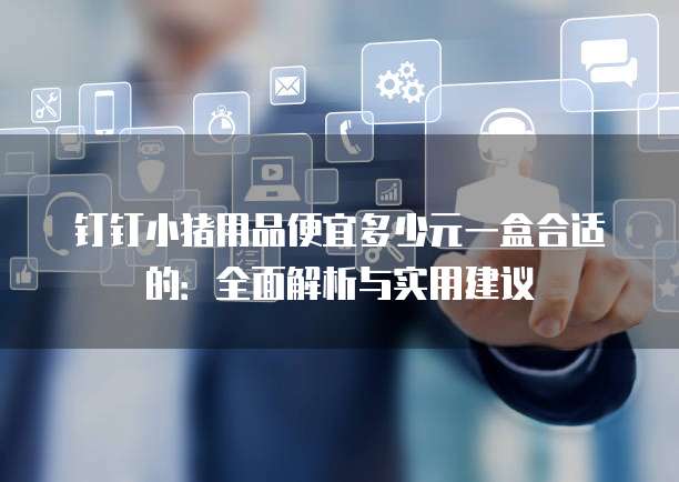 钉钉小猪用品便宜多少元一盒合适的:全面解析与实用建议
