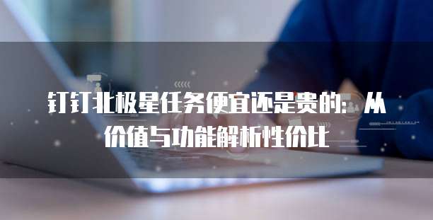 钉钉北极星任务便宜还是贵的:从价值与功能解析性价比