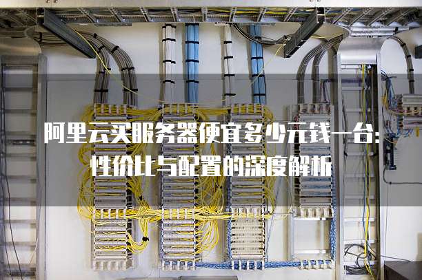 阿里云买服务器便宜多少元钱一台:性价比与配置的深度解析