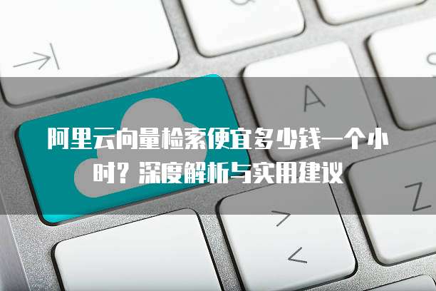 阿里云向量检索便宜多少钱一个小时?深度解析与实用建议