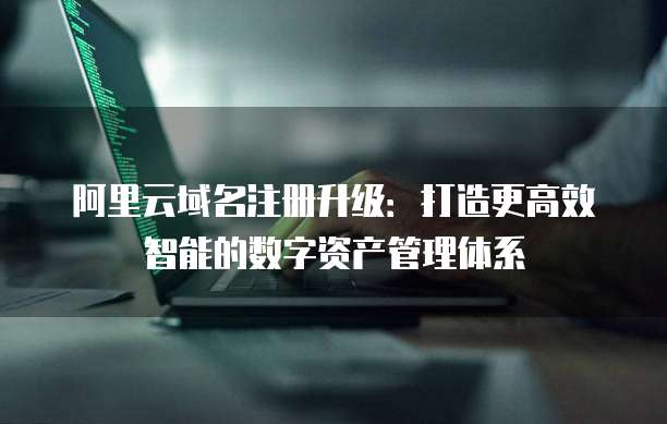 阿里云域名注册升级:打造更高效智能的数字资产管理体系