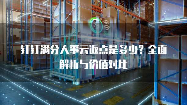 钉钉满分人事云返点是多少?全面解析与价值对比