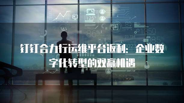 钉钉合力行运维平台返利:企业数字化转型的双赢机遇