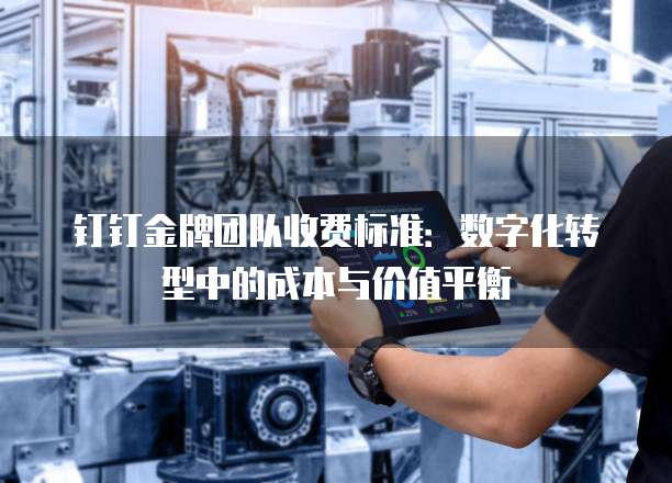 钉钉金牌团队收费标准:数字化转型中的成本与价值平衡