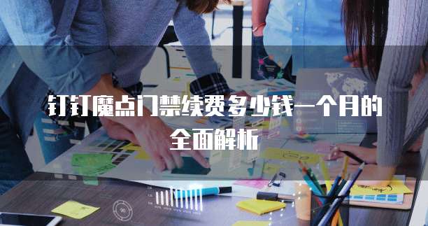 钉钉魔点门禁续费多少钱一个月的全面解析