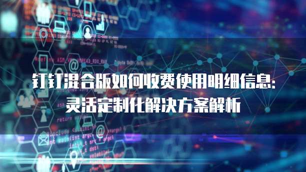 钉钉混合版如何收费使用明细信息：灵活定制化解决方案解析