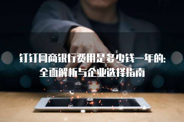 钉钉网商银行费用是多少钱一年的:全面解析与企业选择指南