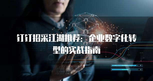 钉钉招采江湖推荐:企业数字化转型的实战指南