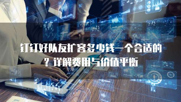 钉钉好队友扩容多少钱一个合适的？详解费用与价值平衡