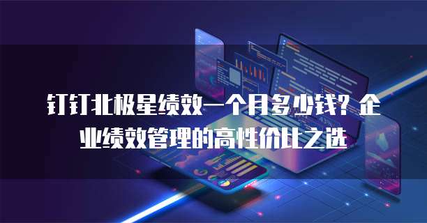 钉钉北极星绩效一个月多少钱?企业绩效管理的高性价比之选