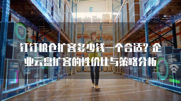 钉钉粮仓扩容多少钱一个合适?企业云盘扩容的性价比与策略分析
