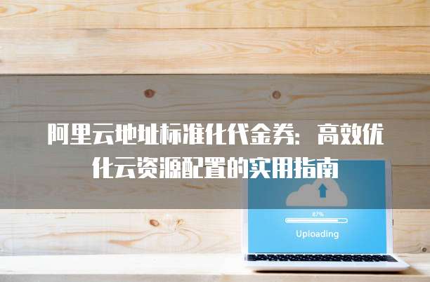 阿里云地址标准化代金券：高效优化云资源配置的实用指南